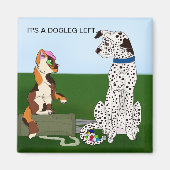 HET IS EEN HONDENBEEN LINKS MAGNEET (Voorkant)