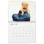 Het is een hondenleven, hond van de maandkalender kalender (Feb 2026)