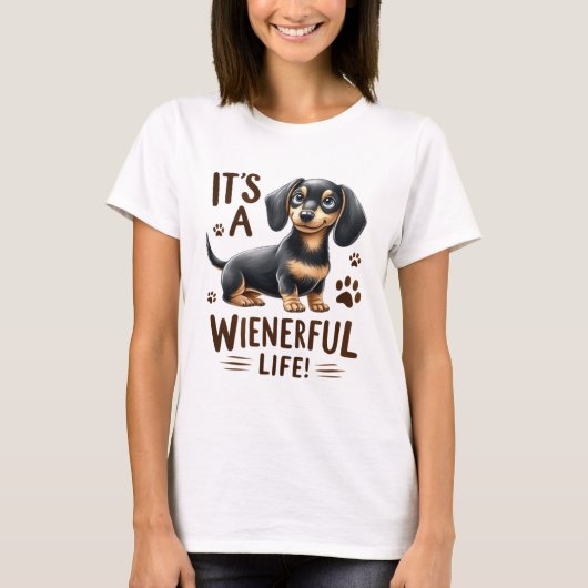 Het is een hondenleven t-shirt (Voorkant)