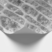 Het is een horizontale steengroeve van het muurpat cadeaupapier (Hoek)