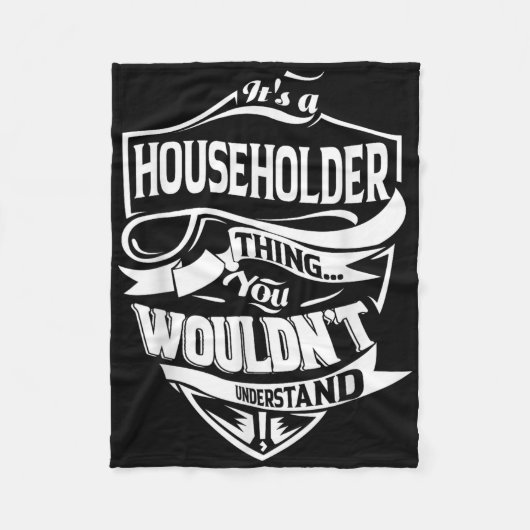 Het is een huishouden ding geschenken fleece deken (Voorkant)