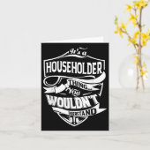 Het is een huishouden ding geschenken kaart (Gele Bloem)