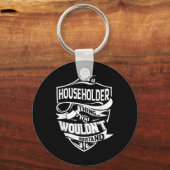 Het is een huishouden ding geschenken sleutelhanger (Voorkant)