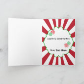 Het is een Hump Day Kerstmis Camel Red Starburst Feestdagen Kaart (Binnen)