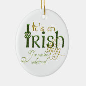 Het is een Iers ding Keramisch Ornament (Rechts)