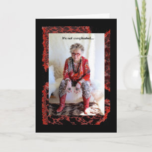 Het is een illusie dat ze een menselijk Vrouw is o Kaart