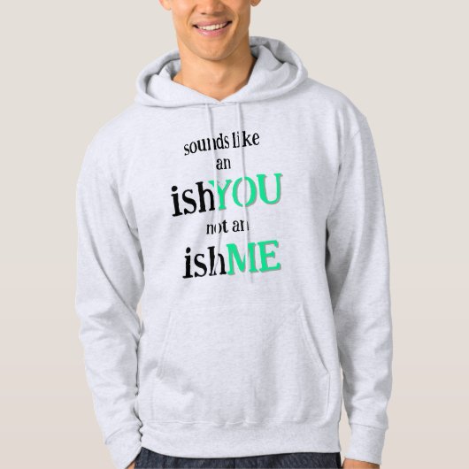 Het is een ISHJOE Hoodie (Voorkant)
