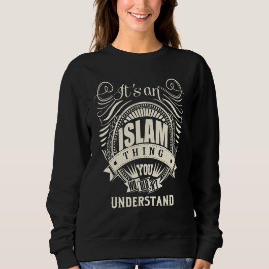Het is een islamitisch ding dat je niet zou begrij trui (Voorkant)