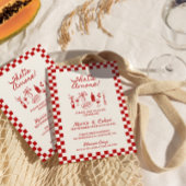 Het is een Italiaans repetitie diner Kaart