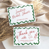 Het is een Italiaans Vrijgezellenfeest voor liefde Bedankkaart