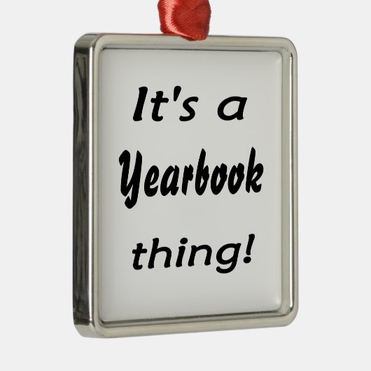 Het is een jaarboek. metalen ornament (Rechts)