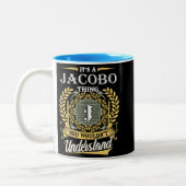 Het is een Jacobo-ding dat je niet zou begrijpen Tweekleurige Koffiemok (Links)