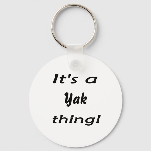 Het is een jak-ding! sleutelhanger (Voorkant)