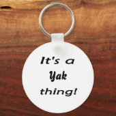 Het is een jak-ding! sleutelhanger (Voorkant)