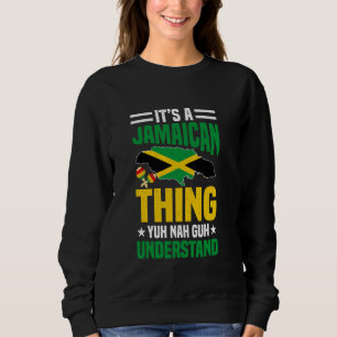 Het is een Jamaicaan die Yuh Nah Guh begrijpt Trui