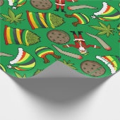 Het is een Jamaicaanse kerst Cadeaupapier (Hoek)