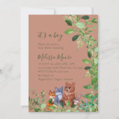 Het is een jong bos bosbaby dier vrienden kaart (Voorkant)