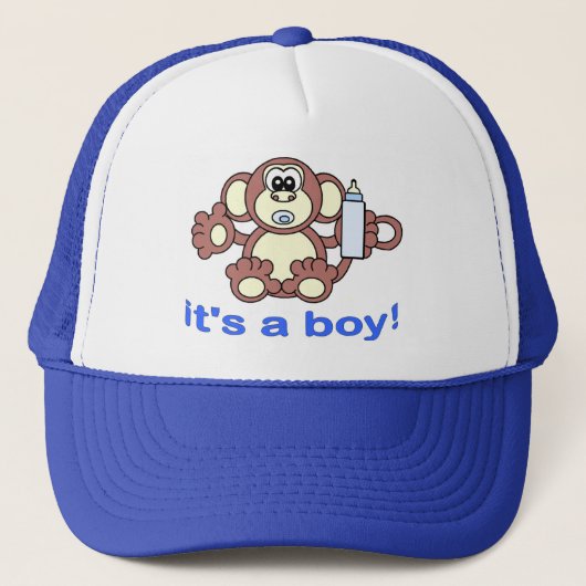 Het is een JONGE. Trucker Pet (Voorkant)