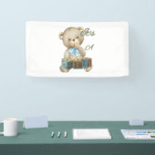 Het is een jongen 1.6x3 vinyl banner (Beurs)