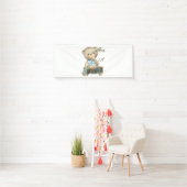 Het is een jongen 2.5x6 Vinyl banner (Insitu)
