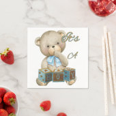 Het is een jongen 3 Ply Napkins Servet (Insitu)