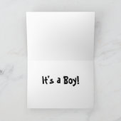 Het is een Jongen! Aankondiging (Binnen)