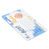 Het is een Jongen Aankondiging Gepersonaliseerd Ma Magneet (Rechterzijde)