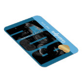 Het is een Jongen Aankondiging - Sonogram met ZY T Magneet (Rechterzijde)