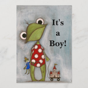 Het is een jongen! - Aankondiging van geboorte