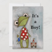 Het is een jongen! - Aankondiging van geboorte (Voorkant)