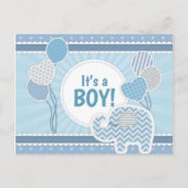 Het is een jongen aankondigingskaart (Voorkant)