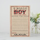 Het is een jongen! Advies voor Rustic Plaid Lumber (Staand voorkant)