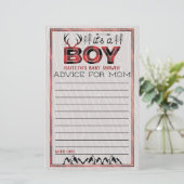 Het is een jongen! Advies voor Rustic Plaid Lumber (Staand voorkant)