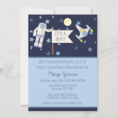 Het is een jongen! Aftellen begint Baby shower Kaart (Voorkant)