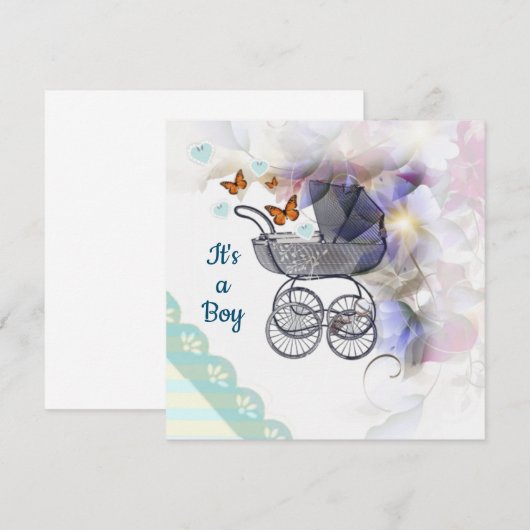 Het is een jongen baby (Voorkant / Achterkant)