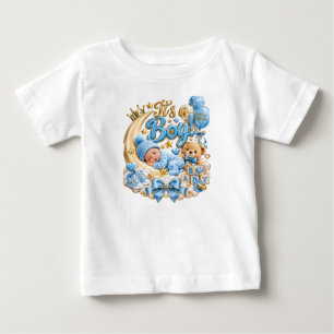 Het is een jongen baby aankondiging