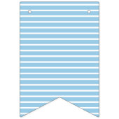 Het is een Jongen Baby Blue en White Nautical Bunt Vlaggetjes (Tweede vlag)
