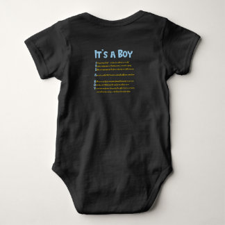 "Het is een Jongen" Baby Body Romper