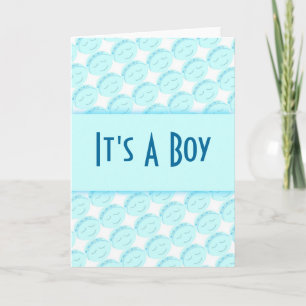 Het is een Jongen Baby kondiging-Lil Faces Aankondiging