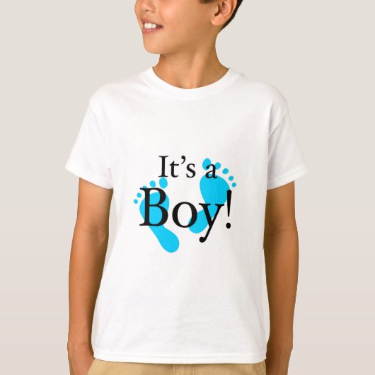 Het is een jongen - Baby, Newborn, feestvieren T-shirt (Voorkant)