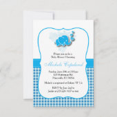 Het is een jongen | Baby olifant Kaart (Voorkant)