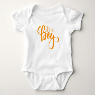 Het is een jongen baby romper