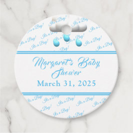 Het is een jongen!  Baby shower Bedankjes Labels