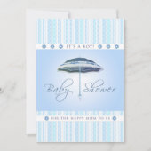 Het is een jongen - Baby shower - Blauwe hond Kaart (Voorkant)