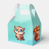 Het is een jongen | Baby shower Bosland Creatures Bedankdoosjes (Achterkant)