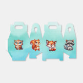 Het is een jongen | Baby shower Bosland Creatures Bedankdoosjes (Uitgevouwen)