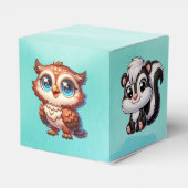 Het is een jongen | Baby shower Bosland Creatures Bedankdoosjes (Achterkant)