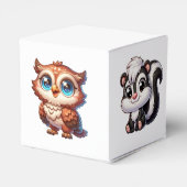 Het is een jongen | Baby shower Bosland Creatures Bedankdoosjes (Achterkant)