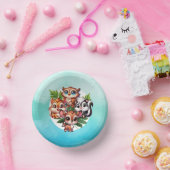 Het is een jongen | Baby shower Bosland Creatures Papieren Kommen (Feest)