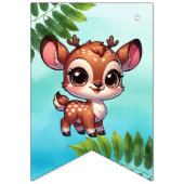 Het is een jongen | Baby shower Bosland Creatures Vlaggetjes (Derde vlag)